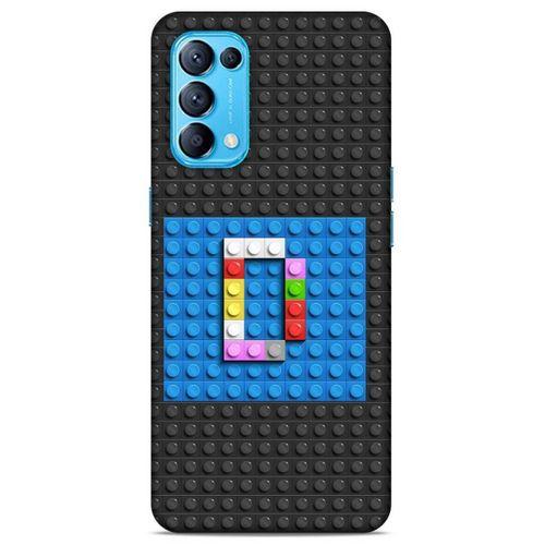 Lopard Oppo Reno 5 5G Uyumlu Kılıf BloX (14) Lansman Kılıf D Harfi