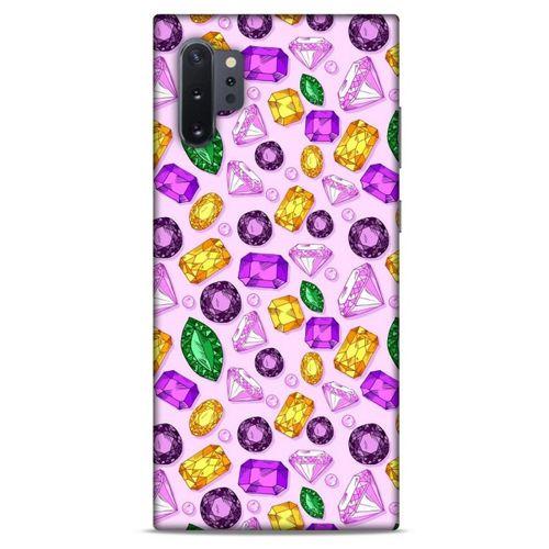 Samsung Galaxy Note 10 Plus Kılıf Baskılı Özel Seri Taşlı (50) Shockproof Kılıf