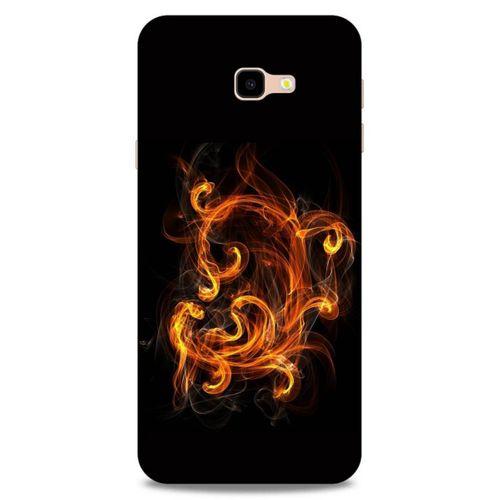 Lopard Samsung Galaxy J4 Plus Uyumlu Kılıf FireX (25) Antişok Kapak Ateş Kırmızı