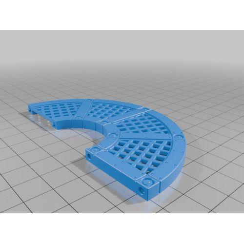 Generatorum Hub Üst Platform 100mm Yuvarlak Sektör Mechanicus Platformu – 6895451