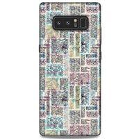 Samsung Galaxy Note 8 Kılıf Pastel Renkler (7) Telefon Kılıfı Pembe Mavi