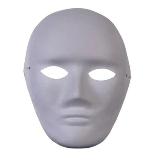 Boyanabilir Karton Maske Lastikli