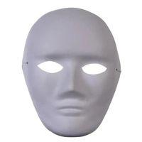 Boyanabilir Karton Maske Lastikli