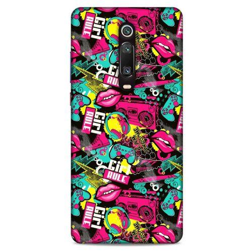 Graffitix (27) Desenli Silikon Kapak Xiaomi Redmi K20 Pro Kılıf