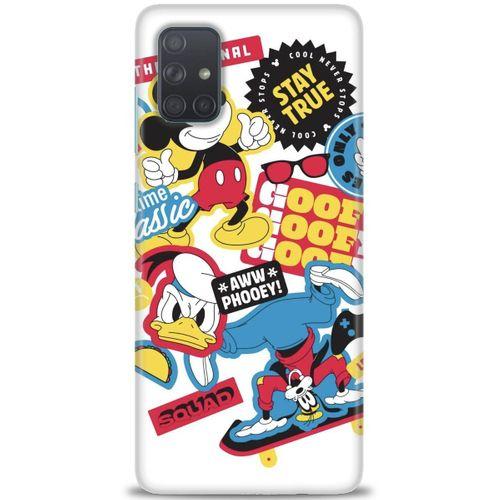 Samsung Galaxy A51 Kılıf HD Baskılı Kılıf - Stay True + Tam Ekran Koruyucu