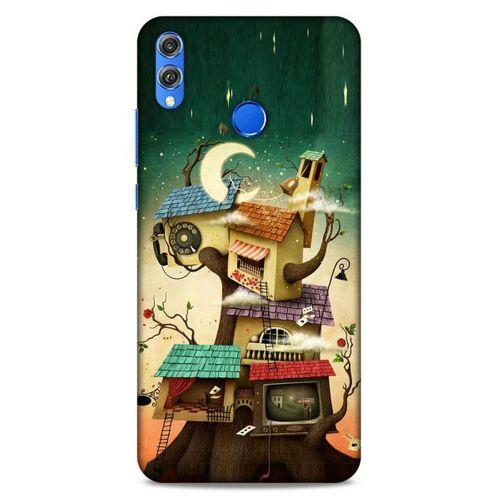 Lopard Huawei Honor 8x Uyumlu Kılıf Manipülasyon ☻ (43) Thin Fit Kılıf Baskılı