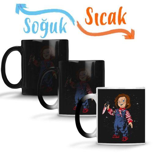 Childs Play Chucky Sihirli Kupa Bardak Porselen