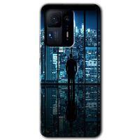 Xiaomi Mi Mix 4 Kılıf HD Desen Baskılı Arka Kapak+Temperli Cam - Şehir Manzarası