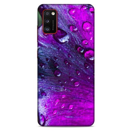 Samsung Galaxy A41 Uyumlu Kılıf Mor Delisi (34) Slim Armor Kılıf Damlacık