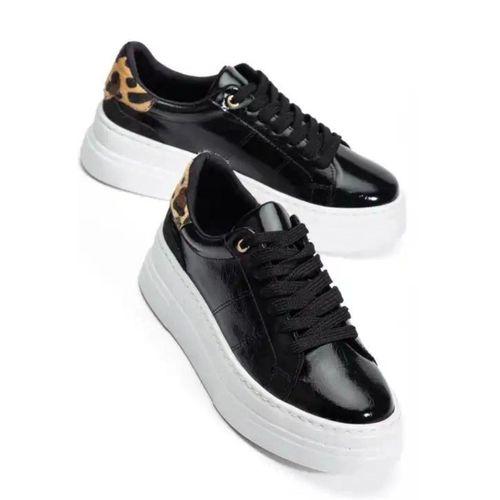 Jetan Siyah Rugan Bağcıklı Spor Ayakkabı