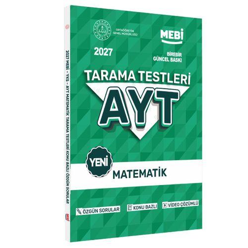 2027 YKS-AYT MEBİ-OGM Matematik Özgün Tarama Testleri Kitabı A4 Boyut Renkli Görsel BASKI ÜCRETİ
