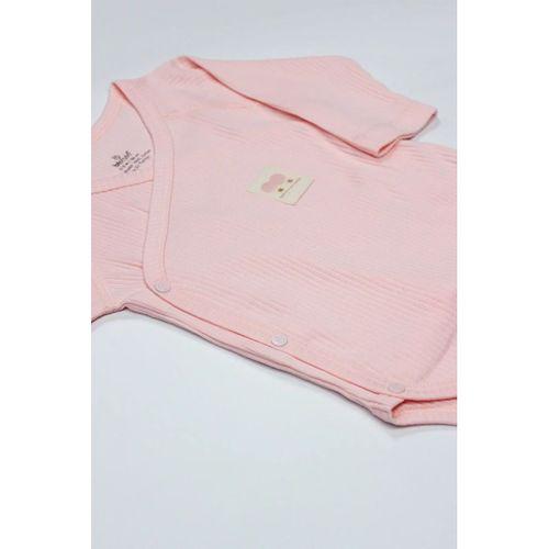 Organic Modal Flying Balloons Kruvaze Uzun Kol Body Bs17121 Pembe
