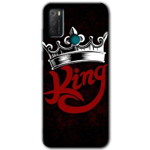 TCL 20E Kılıf HD Desen Baskılı Arka Kapak - King