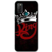 TCL 20E Kılıf HD Desen Baskılı Arka Kapak - King