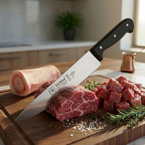 Sürmene Kasap Bıçağı Pimli Sap 28 Cm Kelle Kuşbaşı Kesim Kemik Sıyırma Doğrama Bıçağı Sürbisa 61040