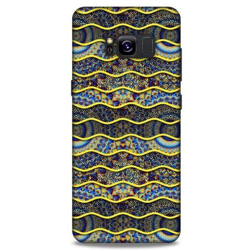 Samsung Galaxy S8 Kılıf Baskılı Özel Seri Taşlı (39) Liquid Crystal Kılıf