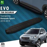 S-Dizayn Ssangyong Korando Sport Evo Siyah Yan Basamak 203 Cm 2010-2019 A+ Kalite