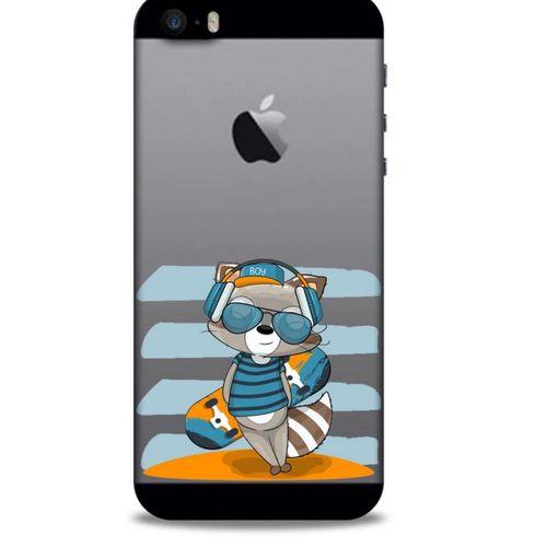 Zoologix (66) Apple iPhone SE Şeffaf Kılıf Silikon Desenli