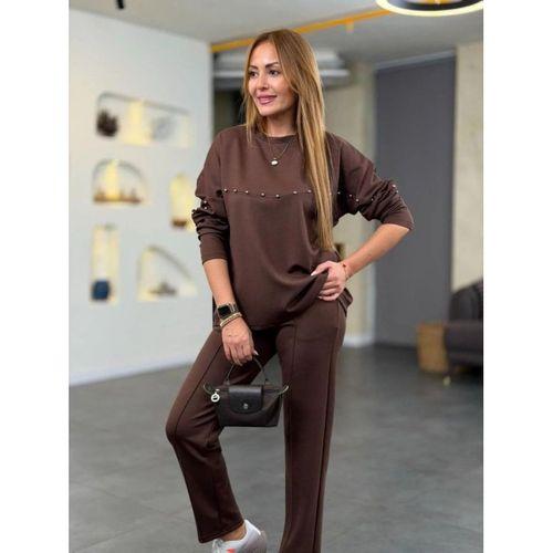 Kadın Inci Detay Modal Kumaş Ikili Takım