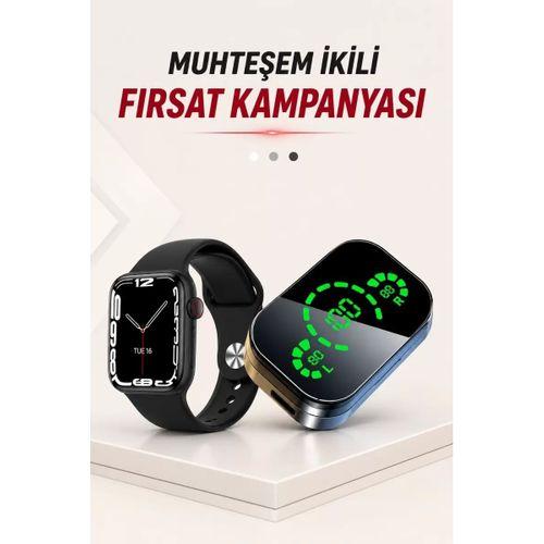 Dokunmatik Akıllı Saat Yeni Nesil Kulaklık Kampanyası Anc Özelliği Yüksek Ses Kaliteli