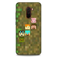 Lopard Xiaomi Pocophone F1 Uyumlu Kılıf PiXel (14) Lansman Kılıf Minecraft Karakterleri