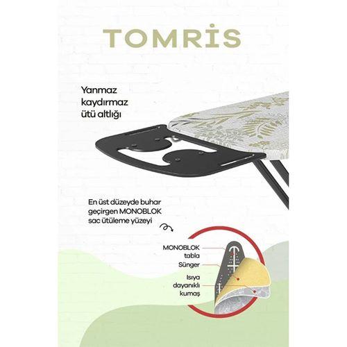 Perilla Tomris Ütü Masası Geniş Tabla Ayarlanabilir Yükseklik Katlanabilir Dayanıklı Gövde 15018