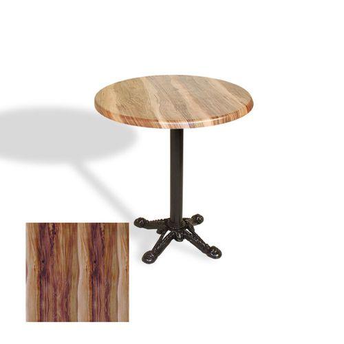 Dockers Çipa Döküm Ayak Yuvarlak Masa Çap 70cm - (Werzalit, Wermodin ve Allzalit Tabla) - Indiana Wood