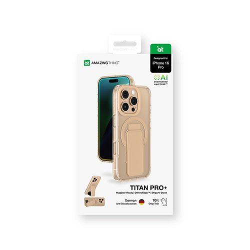 Apple iPhone 16 Pro Max Kılıf M-safe Şarj Özellikli Standlı Amazingthing Titan Pro Plus Kapak