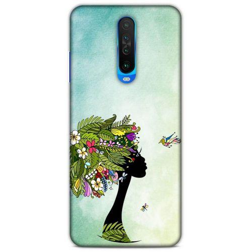 Lopard Xiaomi Poco X2 Uyumlu Kılıf Sürreal Yüzler ♀ (37) Silicone Cover Baskılı