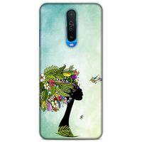 Lopard Xiaomi Poco X2 Uyumlu Kılıf Sürreal Yüzler ♀ (37) Silicone Cover Baskılı