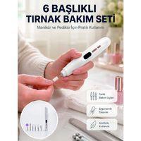 Kurutma Özellikli Manikür Pedikür Cihazı Şarj Edilebilir
