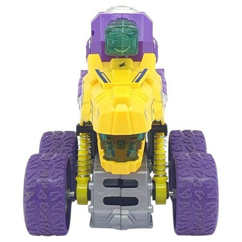 Sürtmeli Dinazor Araçlar - Sesli ve Işıklı - D500-19 - Sarı