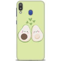 Samsung Galaxy M20 Kılıf HD Baskılı Kılıf - Avacado + Tam Ekran Koruyucu