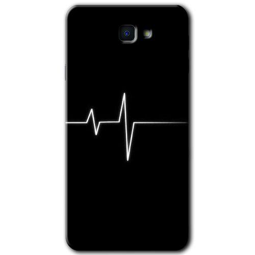 Samsung Galaxy J7 Prime HD Baskılı Kılıf + 9D Tam Ekran Koruyucu - Heart Rytm