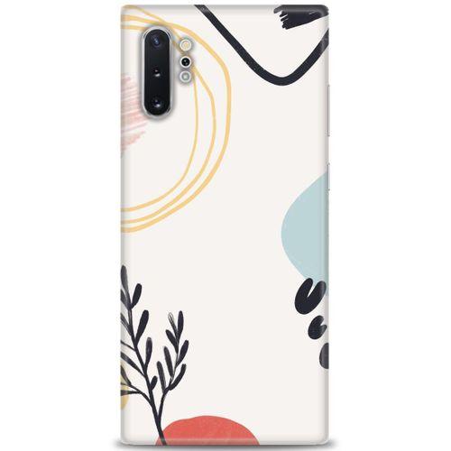 Samsung Galaxy Note 10 Plus Kılıf HD Baskılı Kılıf - Siyah Dal + Tam Ekran Koruyucu