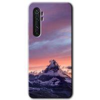 Xiaomi Mi Note 10 Lite Kılıf HD Desen Baskılı Arka Kapak + Temperli Cam - Zirve