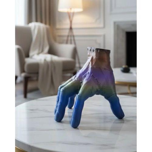 3d Multicolor El Biblo 27x22 Cm Sanatsal Ve Dikkat Çekici Dekor