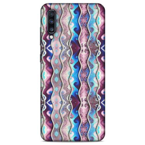 Samsung Galaxy A70s Kılıf Baskılı Özel Seri Taşlı (31) TPU Kılıf