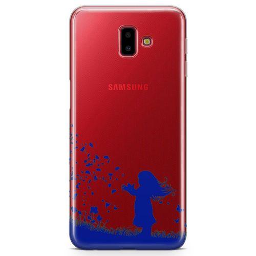 Samsung Galaxy J6 Plus Kılıf Özgür Kız Arka Kapak Koruma Desenli Full Koruyucu