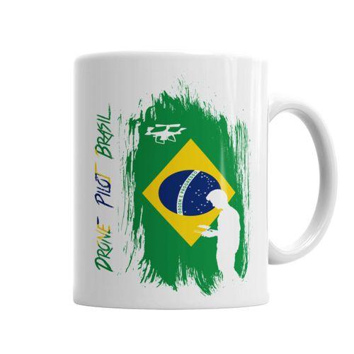 Drone Pilot Brasil Kupa Bardak Porselen