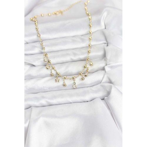 316L Çelik Zincir Gold Renk Kolye