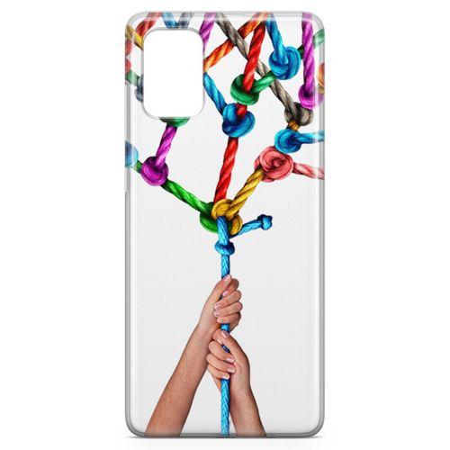 Samsung Galaxy A71 Kılıf Bağlılık Arka Kapak Koruma Desenli Full Koruyucu