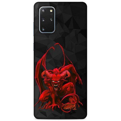 Lopard Samsung Galaxy S20 Plus Uyumlu Kılıf Tattoo's (17) Tasarım Kılıf Red Dragon