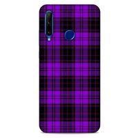 Huawei Honor 20 Lite Uyumlu Kılıf Mor Delisi (12) Koruyucu Silikon Kareli