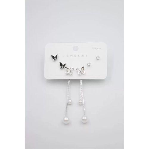 Çoklu Set Küpe - Gümüş