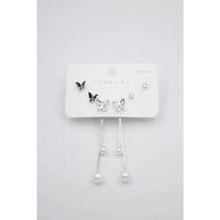 Çoklu Set Küpe - Gümüş