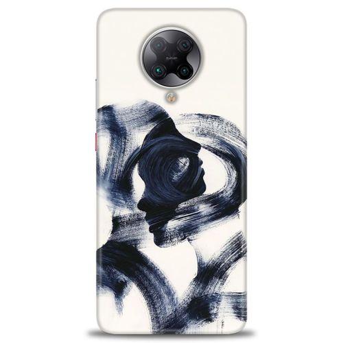 Xiaomi Redmi K30 Pro Kılıf HD Baskılı Kılıf - Adam ve Kadın + Tam Ekran Koruyucu