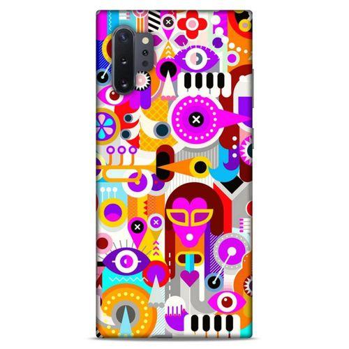 Lopard Samsung Galaxy Note 10 Plus Uyumlu Kılıf Soyut Sanat (20) Desenli Koruyucu Kılıf