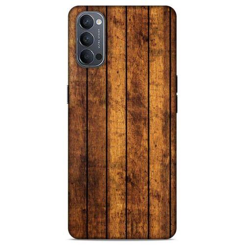 Lopard Oppo Reno 4 Uyumlu Kılıf Wood'X (15) Antişok Kılıf Baskılı