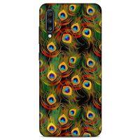 Samsung Galaxy A70 Kılıf Desenli Özel Seri Tüyler (12) Koruyucu Silikon